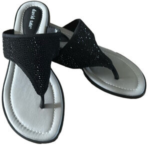 David Tate sandal with sparkle size 8.5 wide width